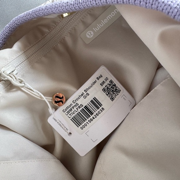 NWT Lululemon Cotton Crochet Shoulder Bag 7L - Picture 4 of 7